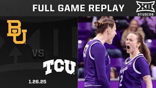 Baylor vs. TCU (1.26.25) Full Game Replay | 2024-25 Big 12 Women's Basketball