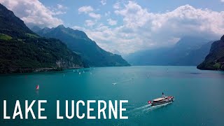 Lake Lucerne from Beautiful Brunnen Switzerland