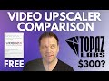 How good is FREE vs. PAID video upscaling? 🤔 Video2X vs. Topaz Video AI