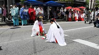 2019（令和１）村上大祭14　上片町にて 〜 稚児舞