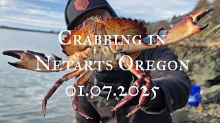 Crabbing in Netarts Oregon 01.07.2025