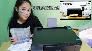 Printer EPSON L3158 Unboxing to the max | Jasmin diy