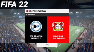 FIFA 22 - DSC Arminia Bielefeld vs. Bayer Leverkusen - Bundesliga | PS4