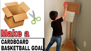 Cardboard crafts | How to make a basketball goal | DIY crafts
