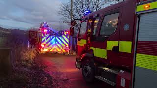 West Yorkshire Fire Water rescue response Calverley Leeds