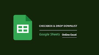 ✅Google Sheets Checkbox and Dropdown list? | Tutorial