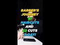 Barber's Journey: $1 Haircuts and 52 Cuts a Day! #BarberLife #BarberStories #Shorts