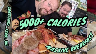 MASSIVE BREAKFAST CHALLENGE|5000 CALORIES| RANDY SANTEL RECORD|TENNESSEE PT4