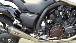 Keith _  2009 VMax with Akrapovic Mid Pipe and Remus Cans