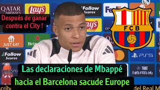 El inesperado comentario de Mbappé hacia el Barcelona tras la victoria del Real Madrid ante el Manch