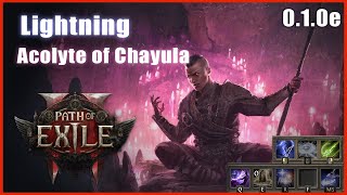 PoE2 [EA] End Game Lightning Acolyte of Chayula (T16 demonstration)