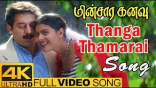 Thanga Thamarai [4k] video song | Minsara Kanavu | Aravind Swamy | Kajol | AR Rahman | Rajiv Menon