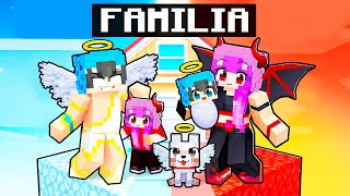 Familia de ÁNGEL vs Familia de DEMONIO en Minecraft!