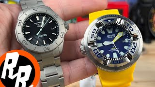 Unboxing Tag Heuer \u0026 Citizen Eco-Zilla (Saltzman's)