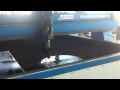 saf plasmatome 25 cnc plasma cutter demonstration on cutting incl. water bed