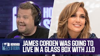 James Corden Almost Spent a Day in a Glass Box With Jennifer Lopez