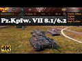 Pz.Kpfw. VII video in Ultra HD 4K🔝 8106 dmg, 6200 block, 1981 assist 🔝 World of Tanks ✔️