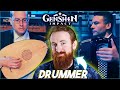Drummer Reacts to FIRST Fontaine LIVE Concert! Genshin Impact OST