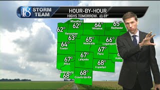 November 18, 10 PM Weather Forecast