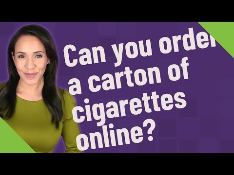Can tobacco products be ordered online?