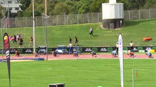 200M U16M James Hogg 22.23 Australian Junior Championships 2014.      MVI 4391