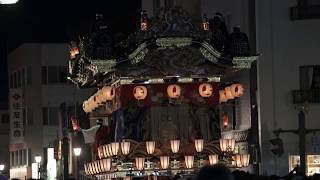 秩父夜祭　屋台曳き回し（宵宮夜）2018