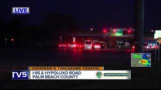 FDOT working to restore street lights on I-95 in Palm Beach County after outage