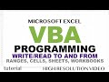 Excel VBA Programming for Beginners - Beyond Recording Macros - Part 1