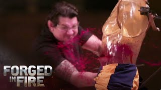 MASSIVE Zweihander Sword PULVERIZES the Final Round | Forged in Fire | History