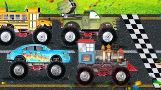 appMink Vehicle Competition Kart Racing Fire Rescue Police Car Bchool Bus 100 min kids video