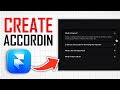 How To Create Accordion In Framer (Full Guide)