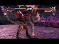 Heihachi Hardest Possible Combo in rank match