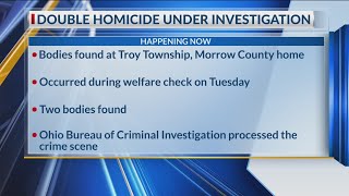 Double homicide under investigation in Morrow County