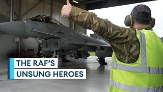 Crack RAF team locking and loading Nato jets on Russia's doorstep