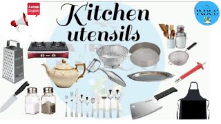 Kitchen utensils name in English to Urdu meaning | English language course | #english