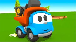 Cartoons auf Deutsch. Leo der neugierige Lastwagen: 4 Folgen am Stück.
