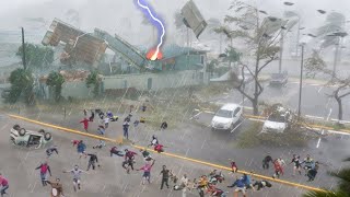 Tragedy in China now! Super Typhoon Yagi with speed 234 km/h hit Hainan