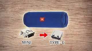 Заміна роз'єма Mini-USB на Type-c в колонці JBL