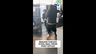 Brazen thieves steal from post office