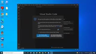 How to show alert box JavaScript in Visual Studio Code