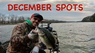 WINTER SPOTTED BASS TACTICS