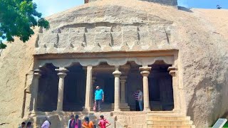 Mahisasura Mardini cave temple in Mahabalipuram. #mahabalipuram