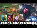 Wild Rift Dr mundo - Top 1 Dr mundo Gameplay Rank Grandmaster