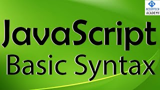 #08 JavaScript Basic Syntax | JavaScript tutorial in Hindi | #AcesoftechAcademy