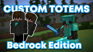 How to make ANY custom totems on Minecraft (BEDROCK EDITION)