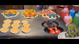 泰國曼谷 l 卡哇伊卡通鬆餅# Cute cartoon pancakes, Bangkok Thailand