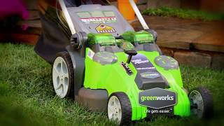 Greenworks 40V Cordless 20 Inch Twin Force Lawn Mower