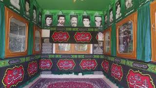 Mosque decorated for Ashura, Natanz County, Abyaneh, Iran