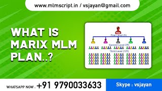 What do you mean by a Matrix plan in MLM?- Multi level marketing plans