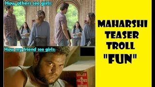 Maharshi teaser troll memes #Maharshi